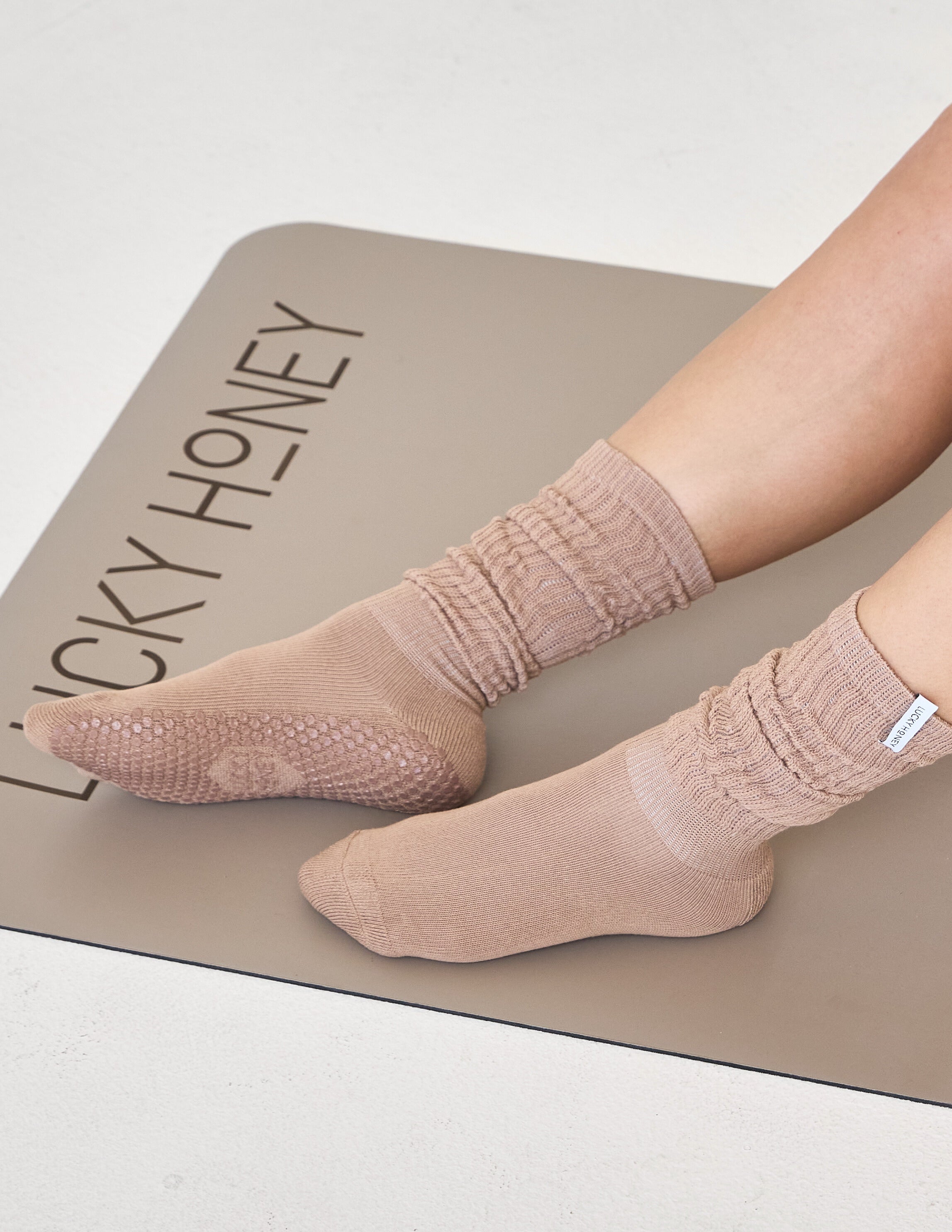 The Scrunchie Grip Sock