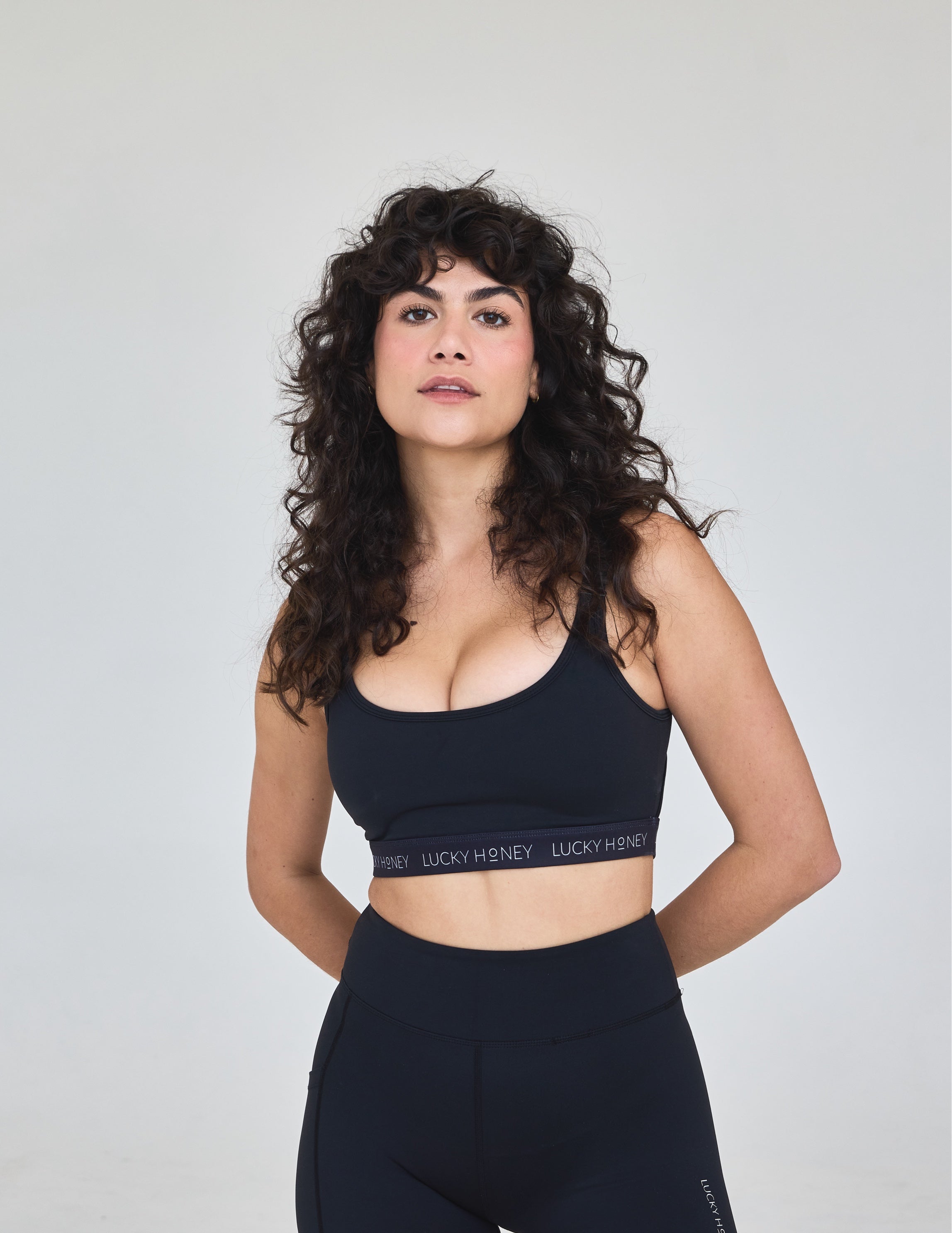 Bee Cool Sports Bra, Apparel Lucky Honey Grip Socks