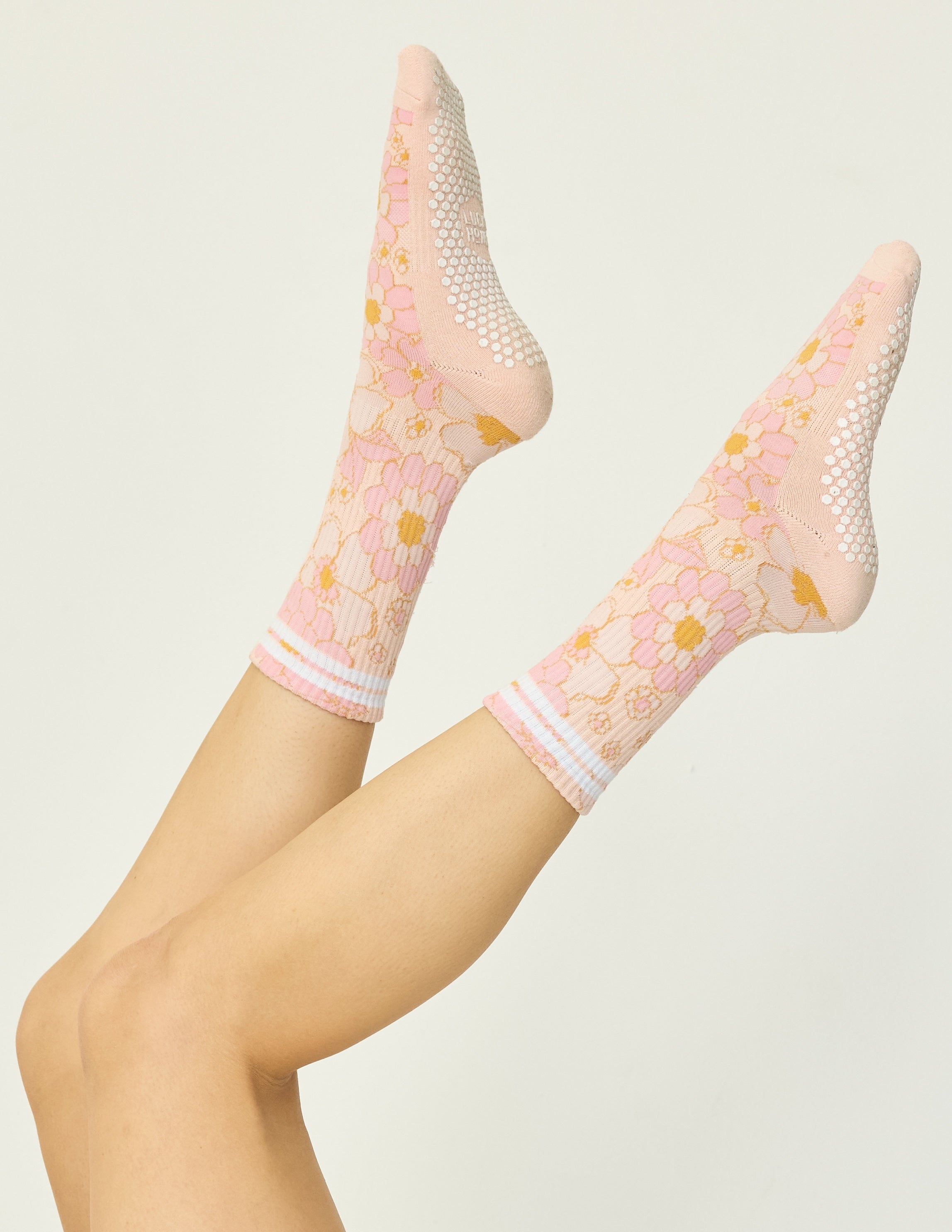 Flower Power Grip Sock