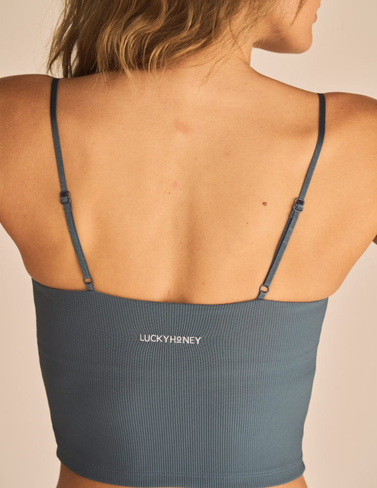 Ribbed Sculpt Cami - Jade