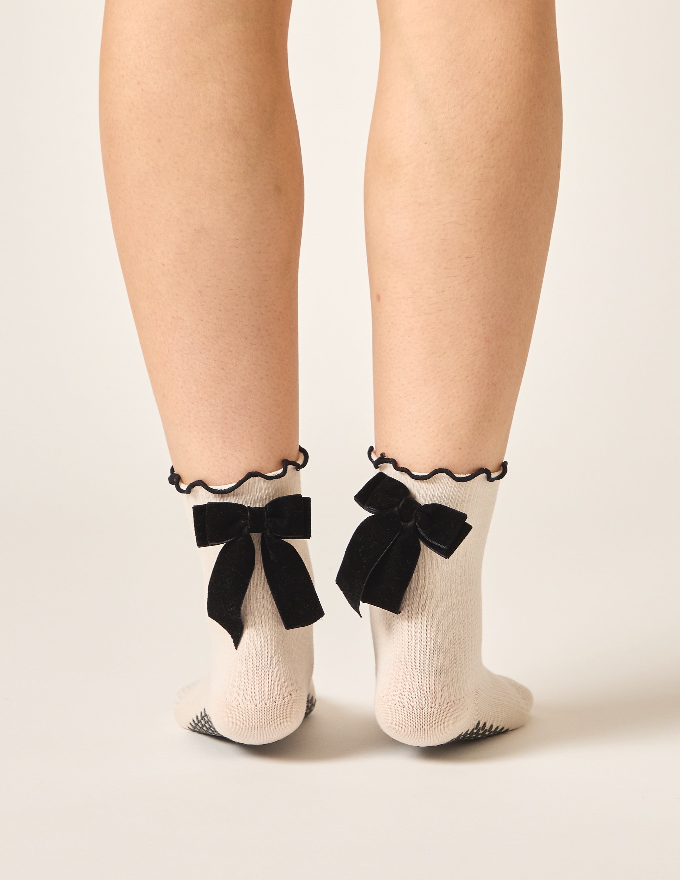 The Juliet Sock Black Velvet